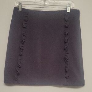 LOFT Women's Charcoal Mini Skirt